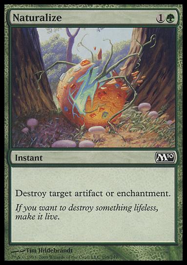 Magic the Gathering: 2010 Core Set (Base Set) card 195 Naturalize