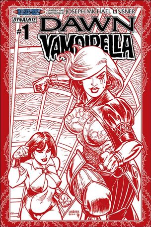 Dawn/Vampirella issue 1-E Baltimore Comic Con Line Art Ladies Edition