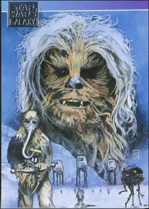 Star Wars Galaxy: Series 1 (Factory Base Set) card 135 Russell Walks