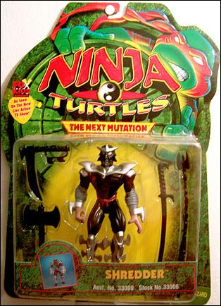 Ninja Turtles: The Next Mutation figure 10 Shredder (Brown Accessories)