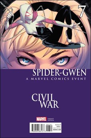 Spider-Gwen (2015/12) issue 7-E Civil War Cover