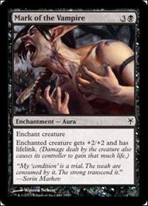 Magic the Gathering: Duel Decks: Sorin vs. Tibalt (Base Set) card 29 Mark of the Vampire