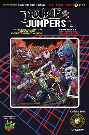 Double Jumpers: Full Circle Jerks issue 3-B Daniel Jay Logan Cover