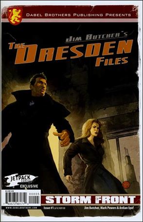Jim Butcher's The Dresden Files: Storm Front (2008) issue 1-B Jetpack Comics Cover 1/1000
