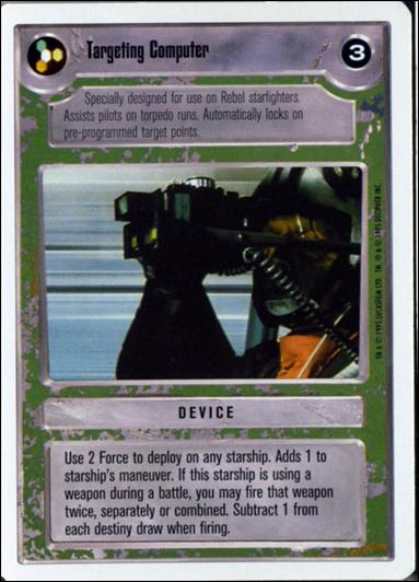 Star Wars: Premiere Unlimited (Base Set) card 201 Targeting Computer