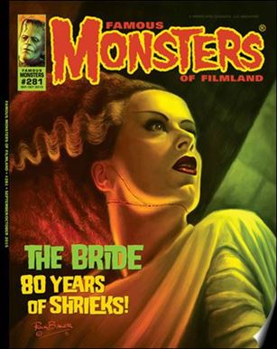 Famous Monsters of Filmland issue 281 Bride of Frankenstein Diamond Cover