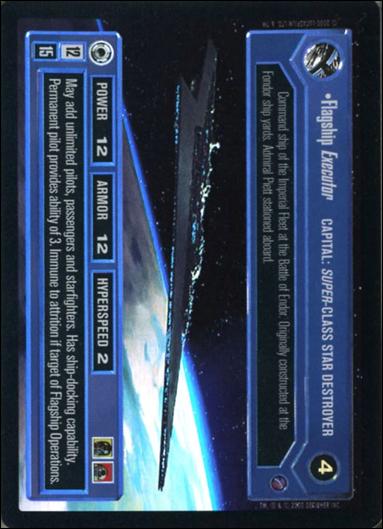 Star Wars: Reflections II: Expanding the Galaxy (Base Set) card 64 Flagship Executor