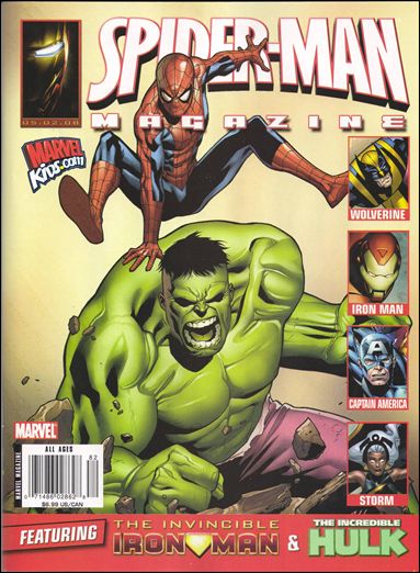 Spider-Man (Iron Man/Hulk) Magazine issue 1-B Newsstand Cover