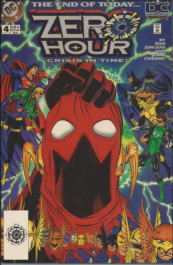 Zero Hour: Crisis in Time issue 4-C Zero Hour Logo UPC Cover