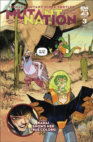 Teenage Mutant Ninja Turtles: Mutant Nation issue 3 Javier Fernández Cover
