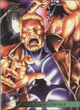 Marvel Annual Flair '95 (Base Set) card 113 Thunderstrike