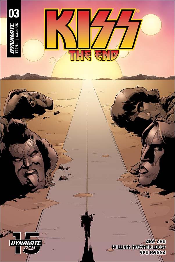 Kiss: The End issue 3-B Ruairi Coleman Cover