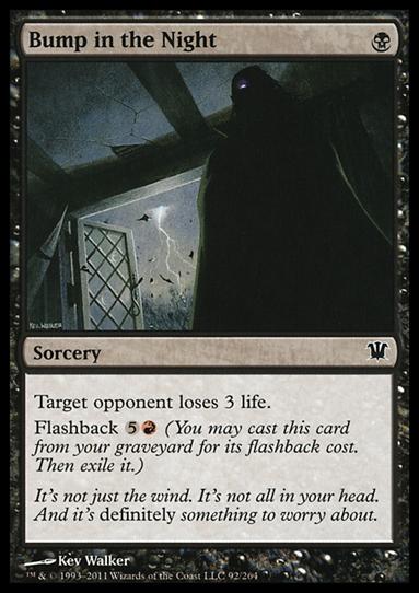 Magic the Gathering: Innistrad (Base Set) card 92 Bump in the Night