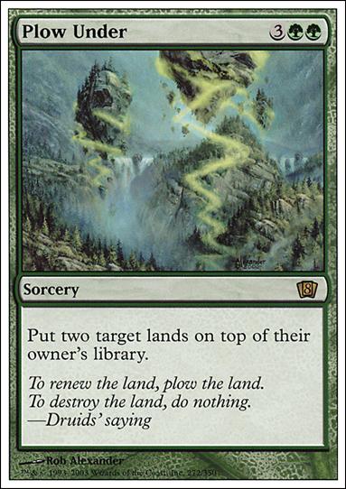 Magic the Gathering: 8th Edition (Base Set) card 272 Plow Under