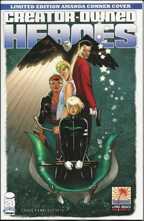 Creator-Owned Heroes issue 5-B Amanda Conner Long Beach Comic Con Cover