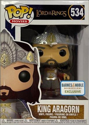 POP! Movies figure 534 King Aragorn Barnes & Noble Exclusive