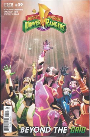Mighty Morphin Power Rangers issue 39 Jamal Campbell Cover