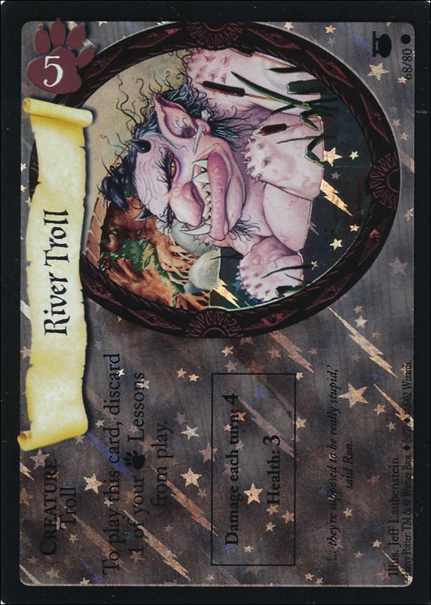 Harry Potter (Promos) card 13 River Troll