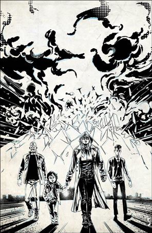 Crossover (2020) issue 6-G Geoff Shaw 1:25 Black & White Virgin Cover