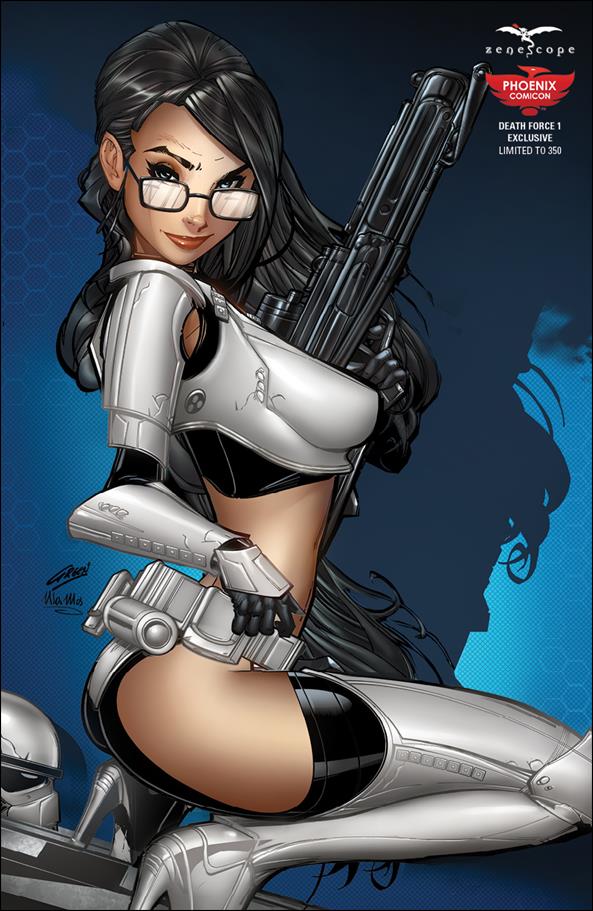 Death Force issue 1-F Paul Green Phoenix Comicon Cosplay Cover 1/350