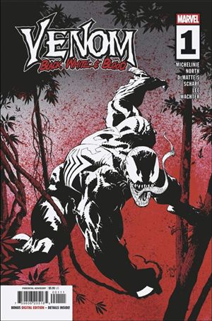 Venom: Black, White & Blood issue 1 Greg Capullo Cover
