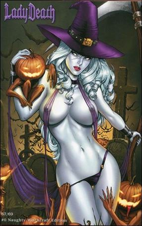 Lady Death (1997) issue 0.00-CQ Naughty Witchcraft Edition 1/69