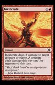 Magic the Gathering: 10th Edition (Base Set) card 213 Incinerate