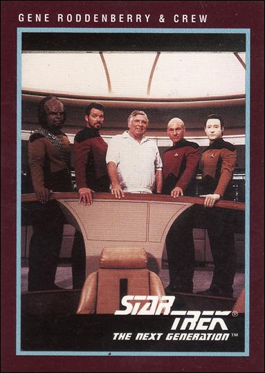 Star Trek 25th Anniversary: Series 2 (Base Set) card 308 Gene Roddenberry & Crew