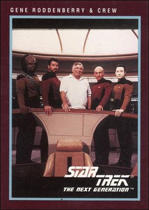 Star Trek 25th Anniversary: Series 2 (Base Set) card 308 Gene Roddenberry & Crew