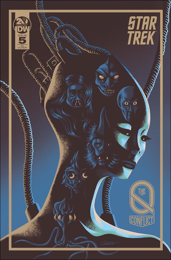 Star Trek: The Q Conflict issue 5-C George Caltsoudas 1:10 Cover