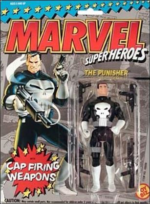 Marvel Super Heroes (Series 1) figure 6 Punisher (Cap Firing Weapons)