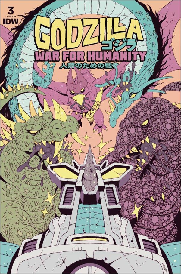 Godzilla: War for Humanity issue 3-C Sam McKenzie 1:10 Cover