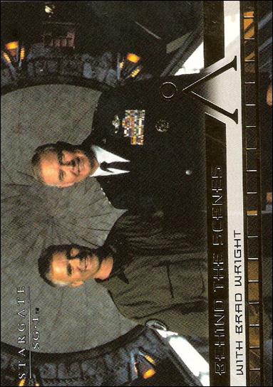 Stargate SG-1: Season 6 (Behind the Scenes with Brad Wright Subset) card B6 Prodigy, Season 4