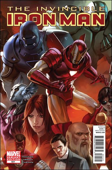 Invincible Iron Man (2008) issue 501-B Marko Djurdjevic 1:30 Cover