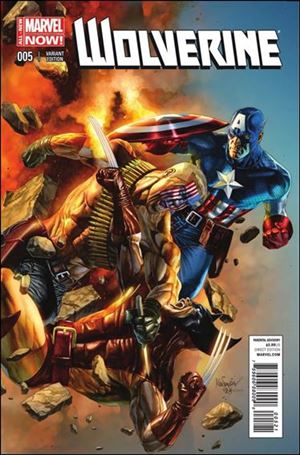 Wolverine (2014) issue 5-B Mico Suayan 1:20 Captain America Cover