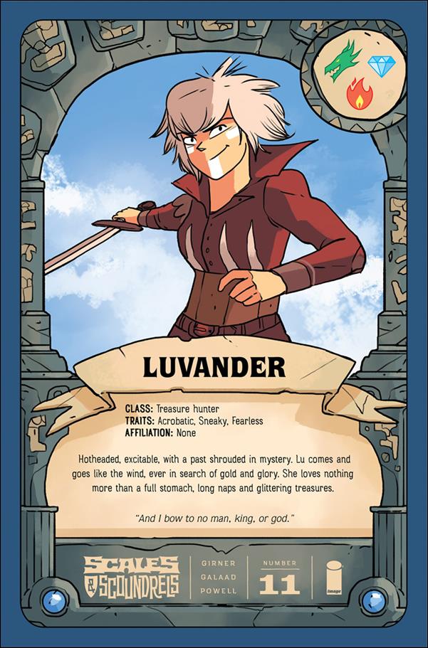 Scales & Scoundrels issue 11-B Luvander Card Cover