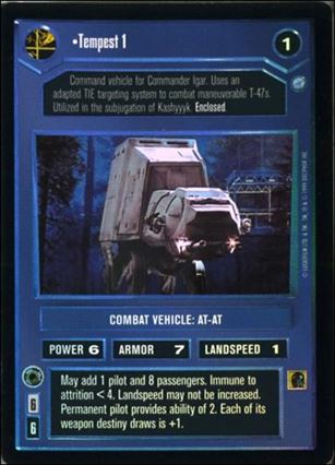 Star Wars: Endor Limited (Foil Subset) card 8 Tempest 1