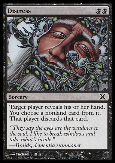 Magic the Gathering: 10th Edition (Base Set) card 136 Distress
