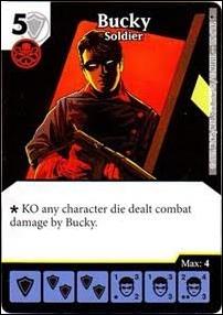 Marvel Dice Masters Age of Ultron  card 109 Bucky: Soldier