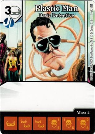 DC Comics Dice Masters Doom Patrol card 19 Plastic Man: Basic Detective