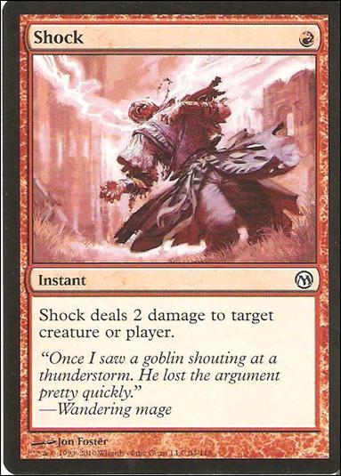 Magic the Gathering: Duels of the Planeswalkers (Base Set) card 54 Shock