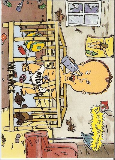 Beavis and Butt-Head (Base Set) card '6923' "Infence"