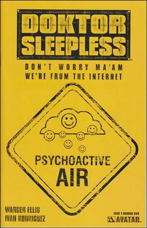 Doktor Sleepless issue 4-C Warning Sign Cover