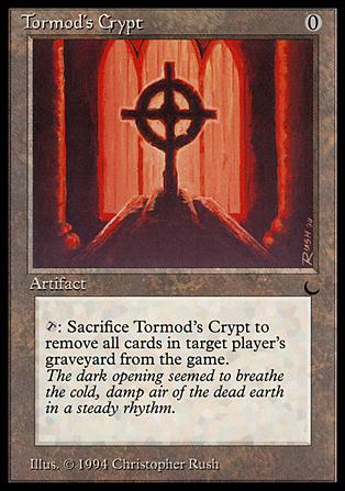 Magic the Gathering: The Dark (Base Set) card 112 Tormod's Crypt