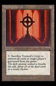 Magic the Gathering: The Dark (Base Set) card 112 Tormod's Crypt