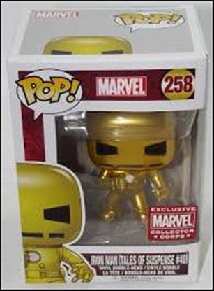 POP! Marvel figure 258 Iron Man (Tales of Suspense #40) Gold