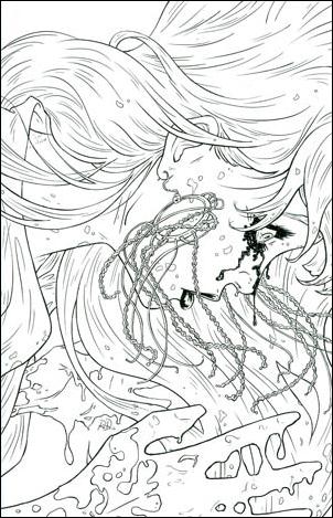 Grace Randolph's Supurbia (2012/11) issue 4-C Russell Dauterman 1:15 Sketch Cover