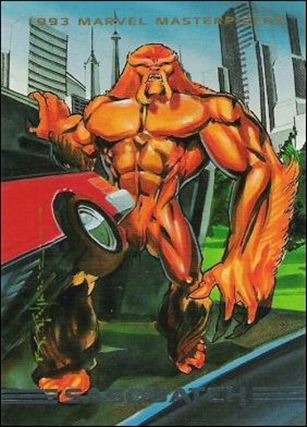 1993 Marvel Masterpieces (Base Set) card 66 Sasquatch