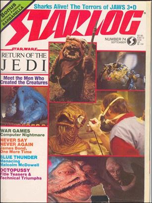 Starlog issue 74 Foldout Cover
