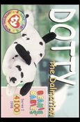 Beanie Babies Series 1 (Base Set) card 70 Dotty the Dalmation